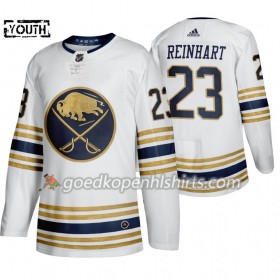 Buffalo Sabres Sam Reinhart 23 50th Anniversary Adidas 2019-2020 Wit Authentic Shirt - Kinderen